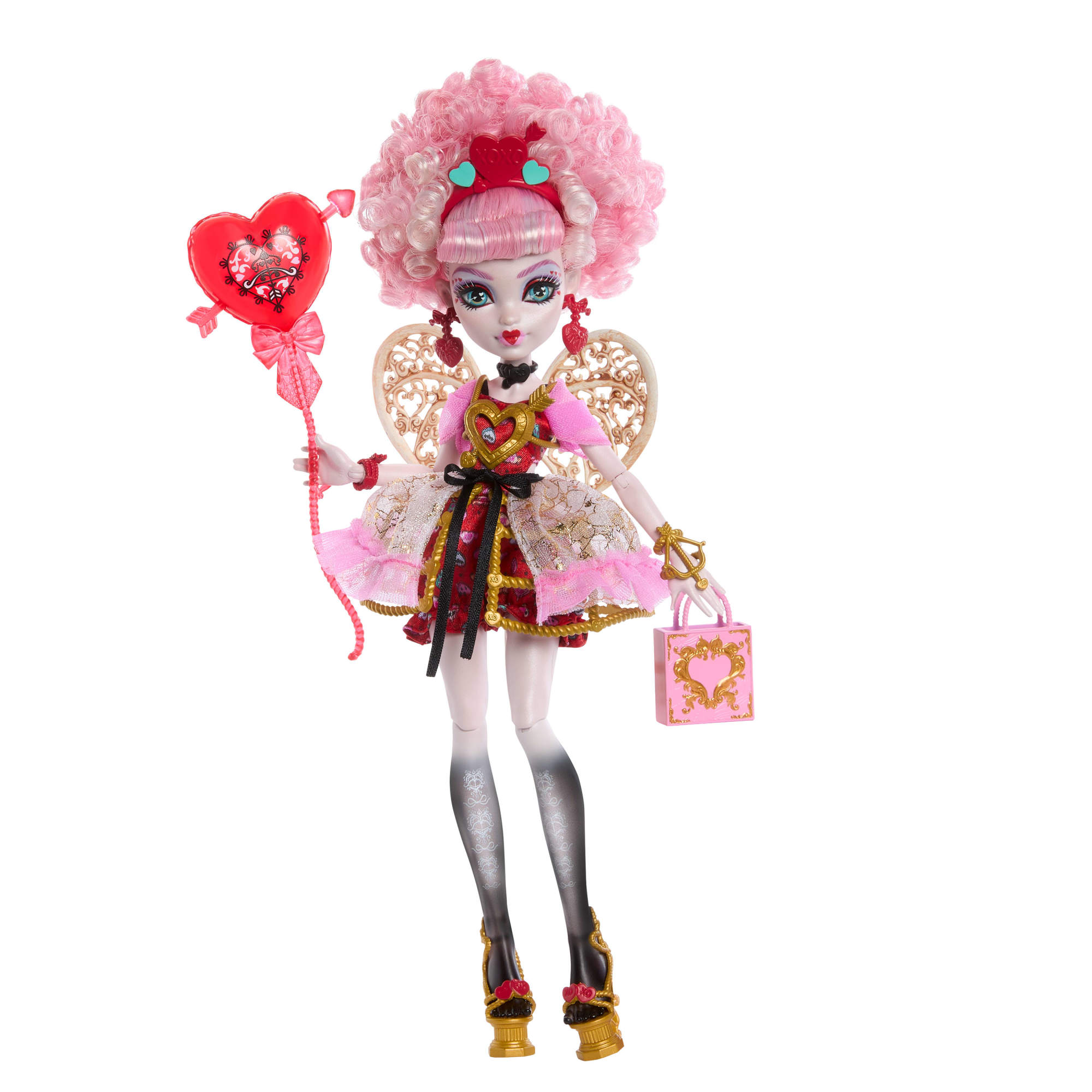 Monster High Strašidelná sladká narodeninová bábika Cupid JBG77
